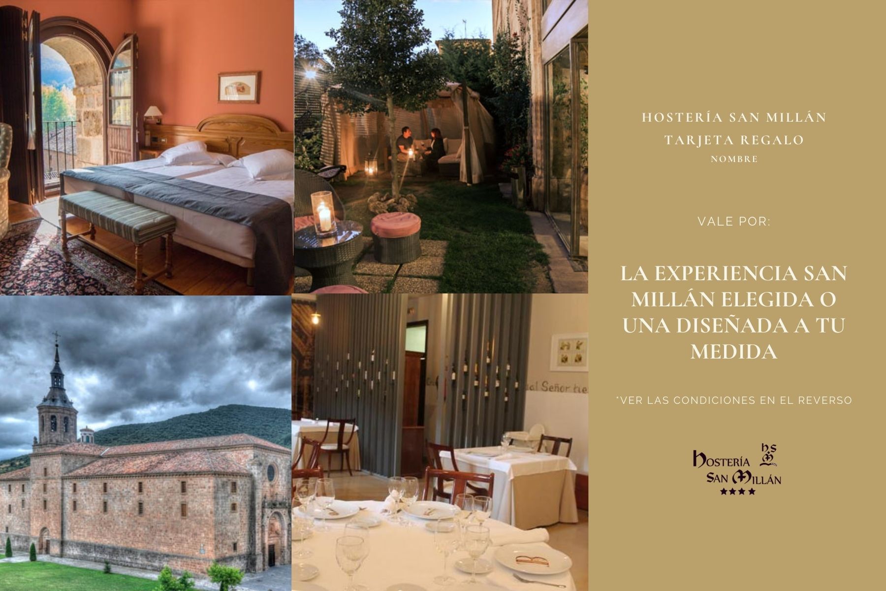 TARJETA REGALO HOSTERIA SAN MILLAN